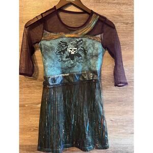 Pirate Costume girl Halloween dress Short Disney 9 yrs Medium